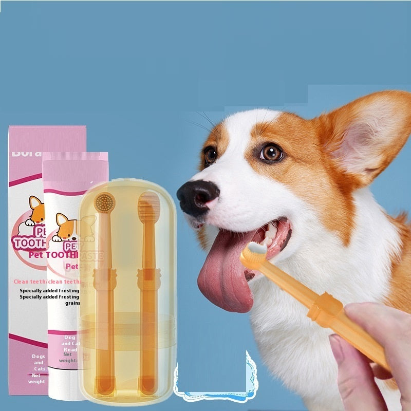 Pet Cleaning Care Dog Cat Toothbrush