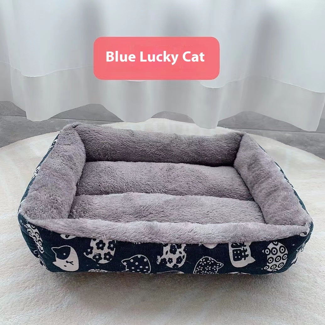 Pet Supplies Linen Pet Bed Moisture-proof