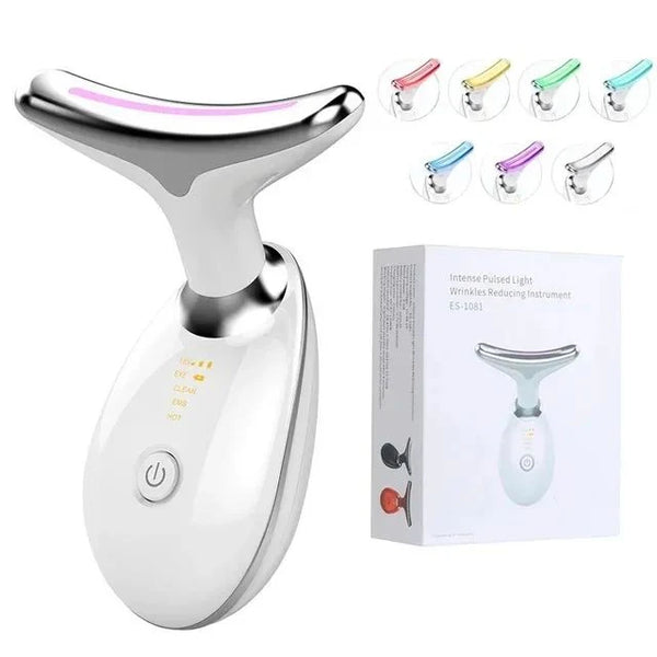 7 Colors Facial Massager for Anti-Wrinkle Neck & Face Beauty Device