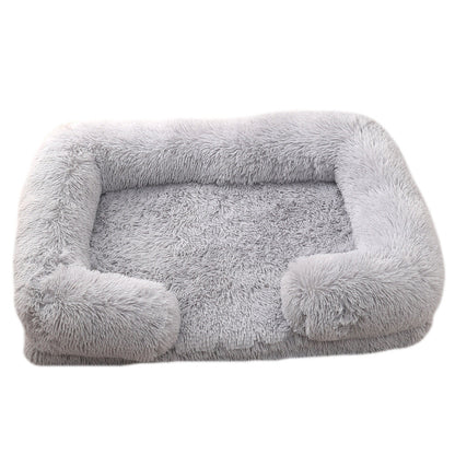 Plush Round Pet Bed Dog Bed Winter